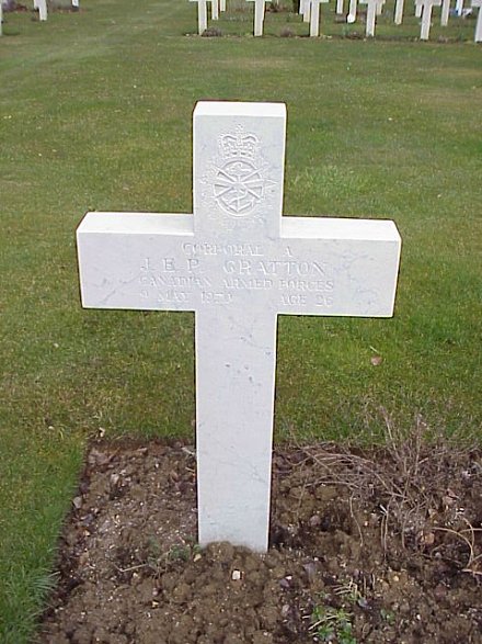 [Cpl JEP Gratton Grave Marker]