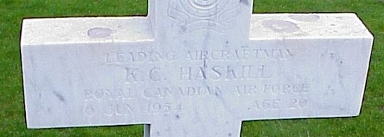 [LAC KC Haskill Grave Marker]