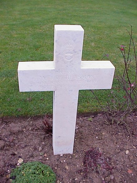 [Cpl WJW Heasman Grave Marker]