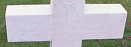 [Cpl WJW Heasman Grave Marker]