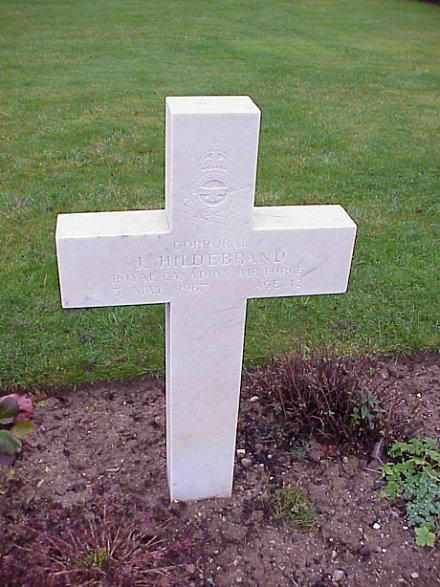 [Cpl J Hilderbrand Grave Marker]