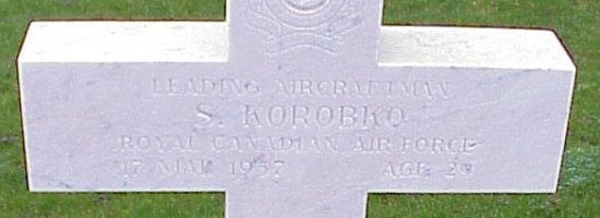 [LAC S Korobko Grave Marker]