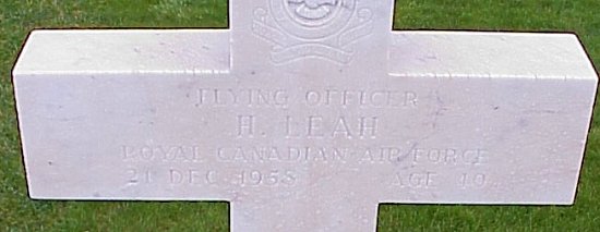 [F/O H Leah Grave Marker]