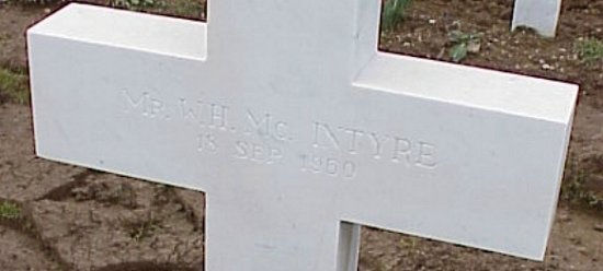 [Mr WH McIntyre Grave Marker]