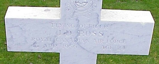 [F/O JD Ross Grave Marker]