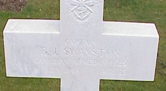 [Captain RJ Swanston Grave Marker]