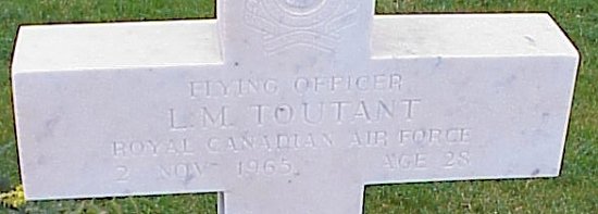 [F/O LM Toutant Grave Marker]