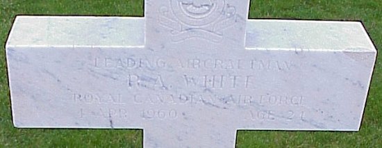 [LAC RA White Grave Marker]