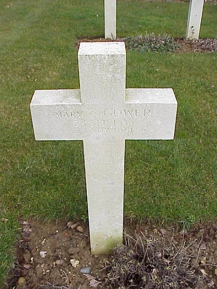 [Miss MC Gower Grave Marker]