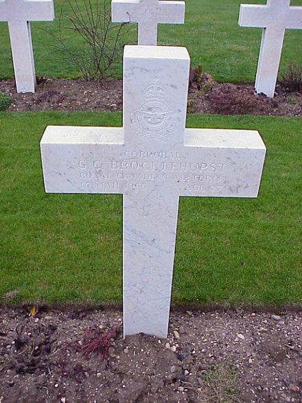 [Cpl GC Brockelhurst Grave Marker]