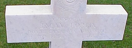 [Cpl JMAV Fortin Grave Marker]