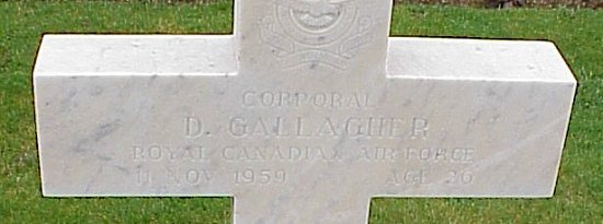 [Cpl D Gallagher Grave Marker]