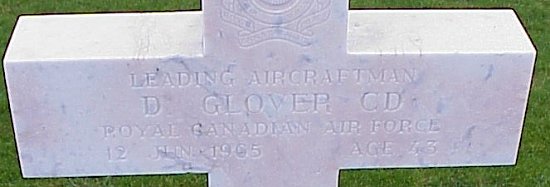 [LAC D Glover Grave Marker]