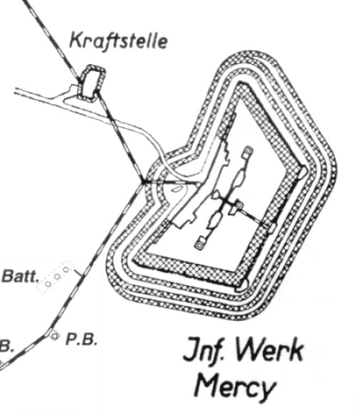 [Diagram of L'Ouvrage de Mercy]